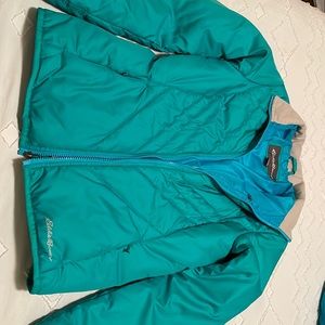 Teal snow jacket